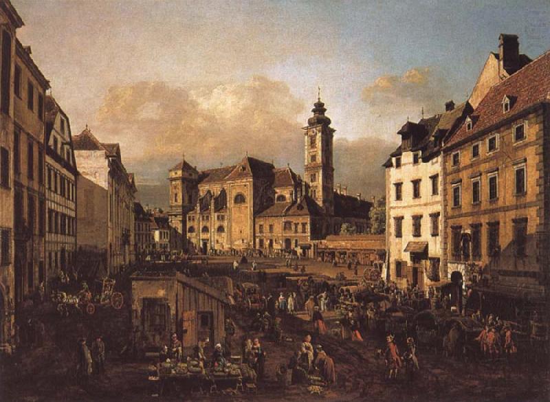 Bernardo Bellotto The Freyung in Vienna from the south-east china oil painting image